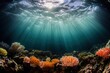 © Chayakorn - Beautiful underwater scene with a variety of colorful coral and sea life