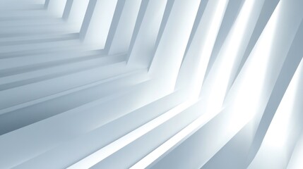 Poster - A long row of white lines on the floor, often used as a visual aid or decorative element