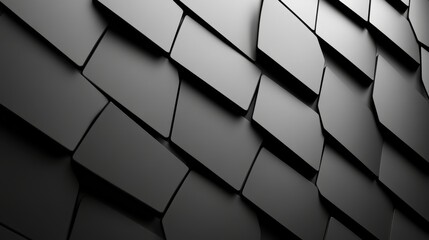 Poster - Abstract pattern of overlapping, rectangular shapes, creating a sense of depth and texture