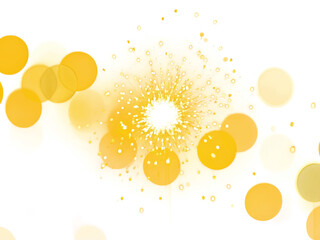 Wall Mural - Gold light bokeh with golden  dust glitter magical blend light bokeh and shimmering glitter dust