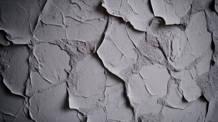 Poster - A close-up shot of a wall with peeling paint, useful for interior design or DIY projects