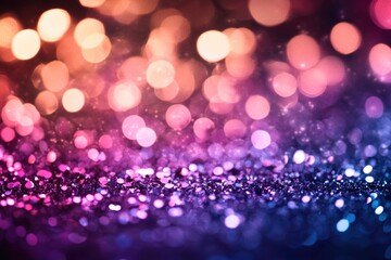 Poster - A blurry image of a purple and blue gradient background