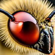 © Stacey - Macro image of a bees eye, highlighting the compound structure and role in navigation, great for entomological research