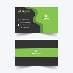 modern business card design . double sided business card design template . red business card inspiration