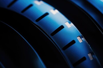 Poster - A detailed shot of a tire's surface, useful for automotive or product photography