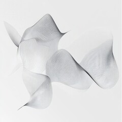 Poster - A close-up shot of a curved object in black and white, suitable for use in abstract or minimalist designs