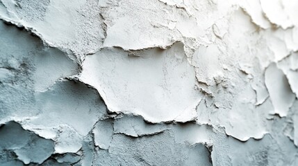 Aufkleber - A close-up shot of peeling paint on a worn-out wall, ideal for use in interior design or renovation projects
