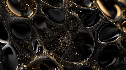 Poster - Close-up of colorful bubbles, perfect for background or design element