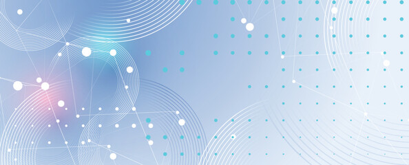 Vector abstract technology and science digital background