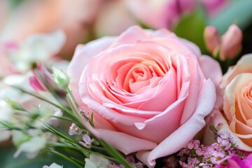 Poster - A colorful bouquet of fresh flowers in close-up view