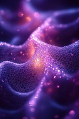 Poster - A close-up view of a purple substance, useful for representing scientific or chemical concepts