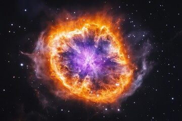 Poster - A celestial body orbiting the Earth, suitable for astronomy and space-themed illustrations