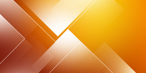 Poster - Abstract orange geometric square background