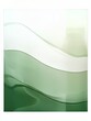 © Monty - Modern Abstract Design Featuring Flowing Green Waves With Subtle Gradients and a Light Background for a Fresh Aesthetic in Contemporary Decor