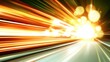 © tawat - Dynamic blue motion blur speed effect background, ideal for technology, futuristic, and speedrelated designs