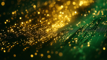 Aufkleber - High-tech energy-inspired abstract background with glowing connectivity patterns. Ideal for tech-focused visuals and corporate designs.
