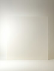 Poster - Minimalist Light Display Creating a Serene Ambiance in a Studio Setting for Artistic Exploration and Creative Inspiration