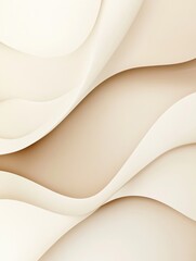 Poster - Organic Curves and Soft Lines Create a Calming Abstract Background With Shades of Beige and Cream That Evoke a Sense of Tranquility and Simplicity