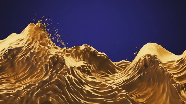 A vibrant and dynamic cover image with a color TEXTURE of WAVE GOLD. No text is included.