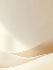 Aufkleber - Soft Curves and Gentle Gradients Create an Elegant Backdrop in Warm Neutral Tones