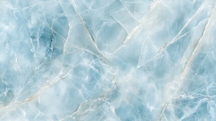 Poster - Blue Marble Texture With Intricate Patterns and Crystal-Like Appearance in a Soft Light Setting Showcasing Its Natural Beauty