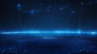 © Qaqas - Free kick. A grid of blue stars in the night sky. Glowing dots create a Free-kick shape. Football, penalty, sports and other concepts illustration or background