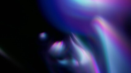 Poster - dynamic lens flare with rainbow fringing. use as a striking lens flare effect or light leak in video