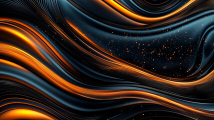 Wall Mural - softly glowing dark lines on 3d surface, subtle tech texture
