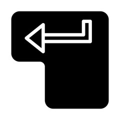 Poster - Enter key on computer keyboard. Concept of confirmation, submission, and technology.