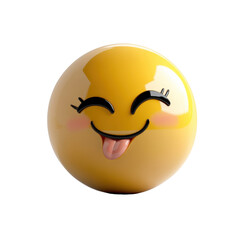 Poster - Playful emoji action graphic design digital artwork vibrant colors creative concept isolated on transparent background
