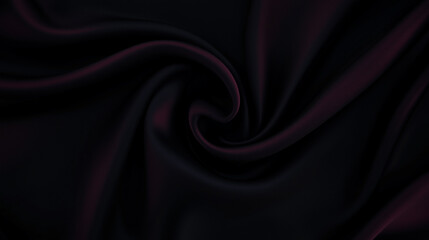 Poster - Opulent Burgundy Silk Satin Drapes - A Luxurious Texture for High-End Fashion and Design.