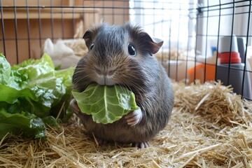 country pig in the grass