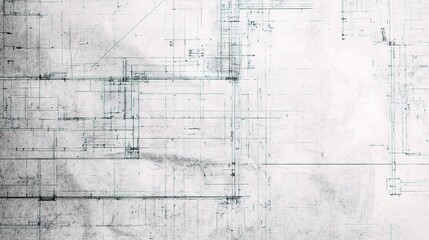 Poster - Detailed Construction Blueprint Background for Design Projects