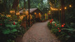 © Kanyanat - A path leads to a small house with a brick walkway