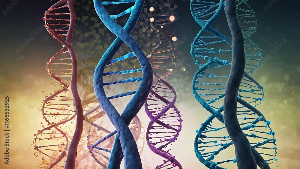 Genetic Inheritance in a Family Tree: A Visual Representation of Traits ...