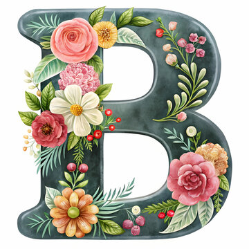 vintage-floral-chalk-art-style-drop-cap-letter-b-w