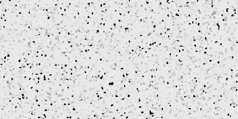 Poster - Terrazzo flooring consists of chips of marble texture. quartz surface white, black for bathroom or kitchen countertop. white paper texture background. rock stone marble backdrop textured illustration.