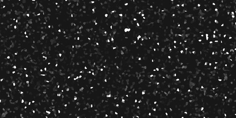 Poster - Terrazzo flooring consists of chips of marble texture. quartz surface black, white for bathroom or kitchen countertop. black paper texture background. rock stone marble backdrop textured illustration.