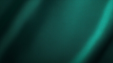 Poster - Luxurious, deep teal satin fabric texture with soft folds and rich green undertones, creating an elegant, abstract backdrop. Perfect for high-end design projects and as a sophisticated background for 