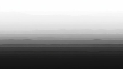 Poster - Grayscale gradient texture with smooth transition from dark to light shades. Abstract background