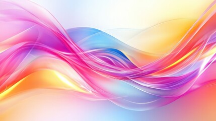 Aufkleber - colorful abstract technology wave graphic background