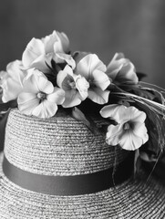 Poster - Hat with flowers