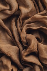 Poster - Brown Fabric Close Up