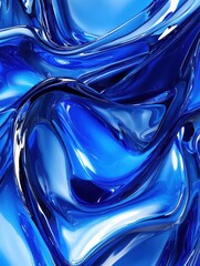 Blue vibrant abstraction. Eps 10 vector