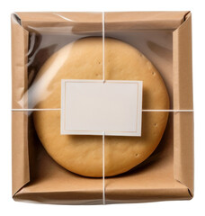 Canvas Print - PNG  Blank sticker packaging mockup paper food confectionery.