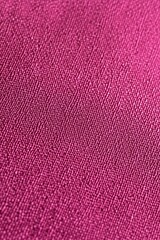 Poster - Close-up of pink fabric texture with subtle herringbone weave.