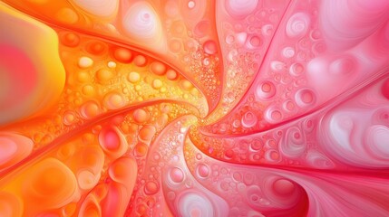 Poster - Orange and pink abstract background