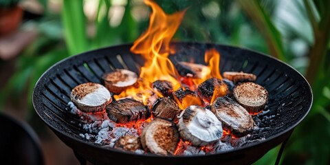 Wall Mural - Close-up of grilled food