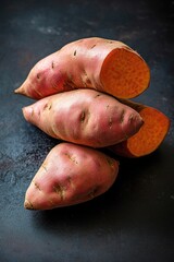 Wall Mural - Sweet Potatoes on Table