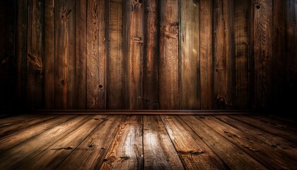 old wooden room